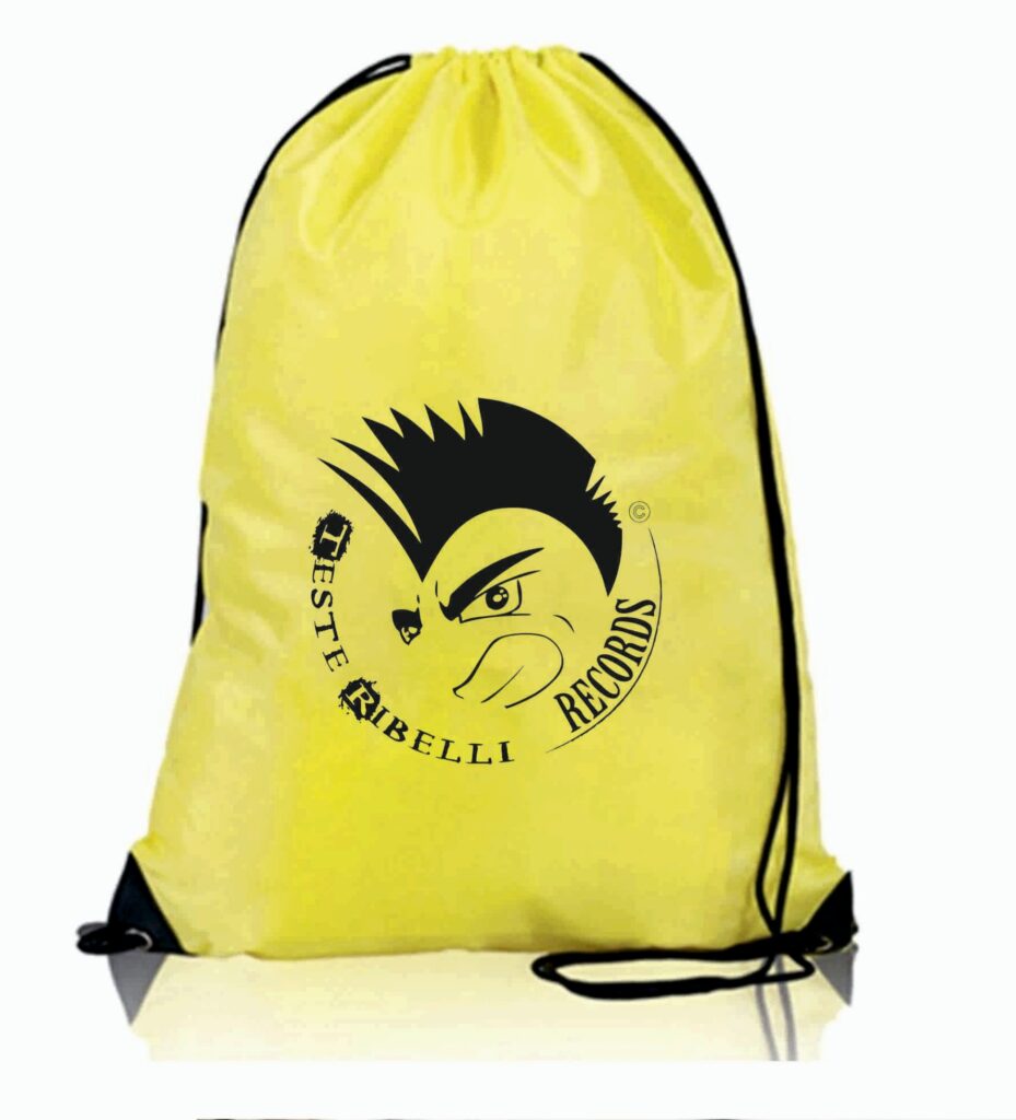 bag gialla teste ribelli merch